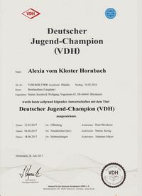 Jugend Champion Alexia 001